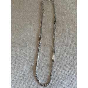 Chico's 3-Strand Silver Necklace